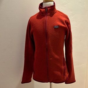 Patagonia Women's Better Sweater Heather red fleece